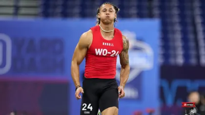 Iosivas Finishes NFL Scouting Combine - Princeton University Athletics